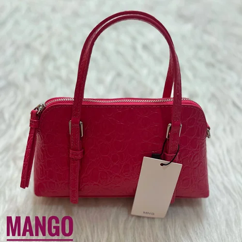 کیف زنانه چرم دستی منگو mango bag