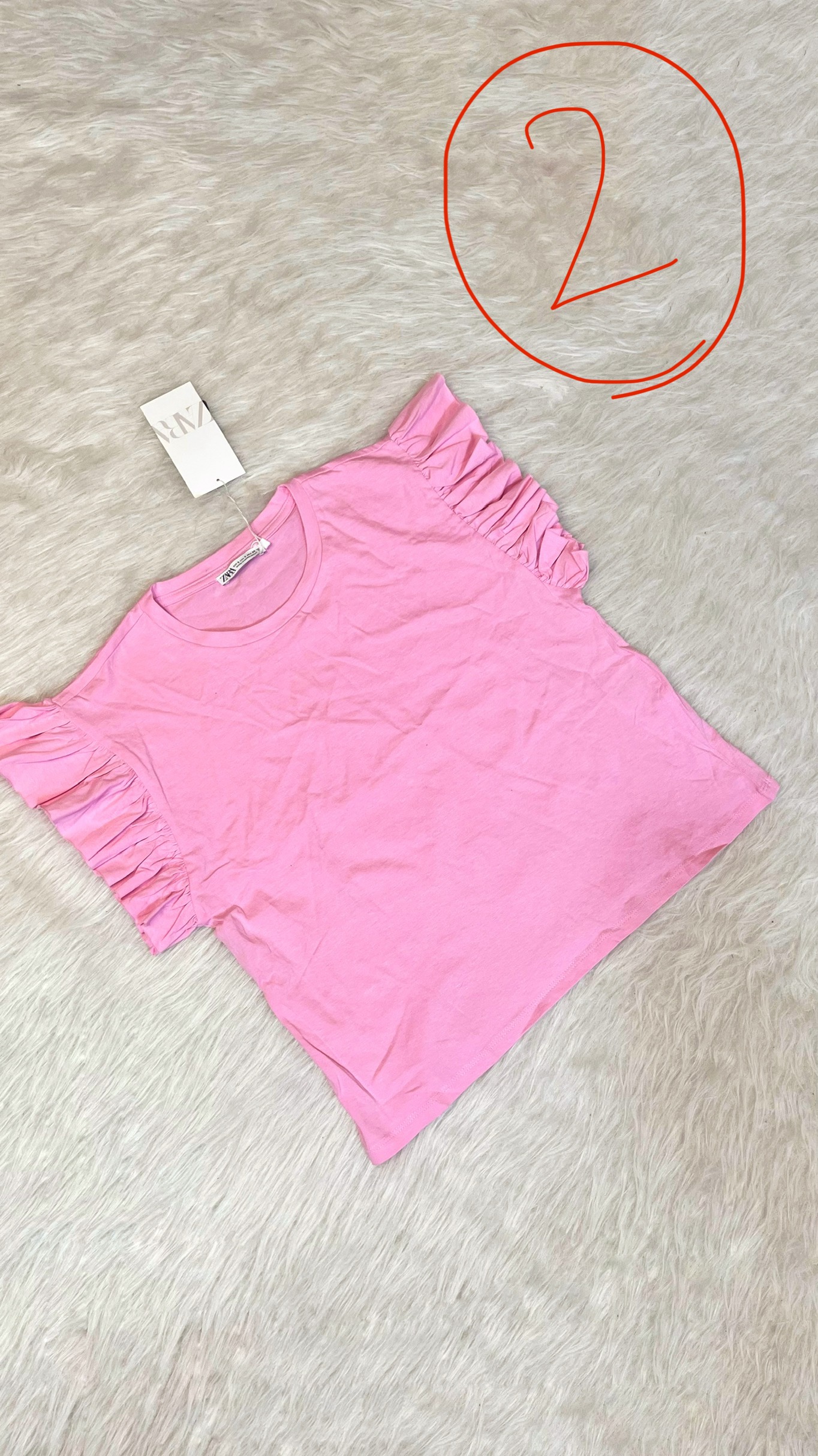 - تیشرت زنانه زارا | Zara T-Shirt - تیشرت زنانه زارا | zara t-shirt - image 5