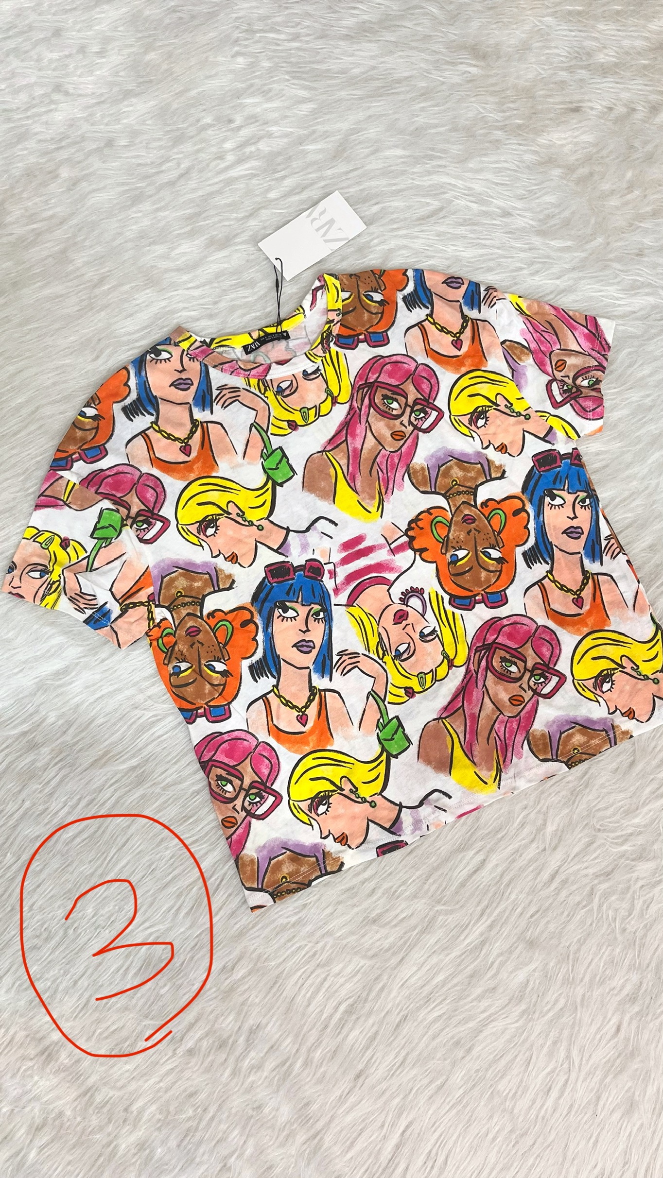 - تیشرت زنانه زارا | Zara T-Shirt - تیشرت زنانه زارا | zara t-shirt - image 2