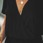 اورال مشکی ساده بلند زنانه