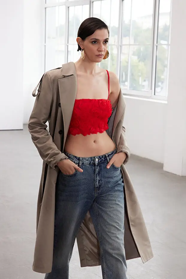 کراپ تاپ زنانه ترک میلا