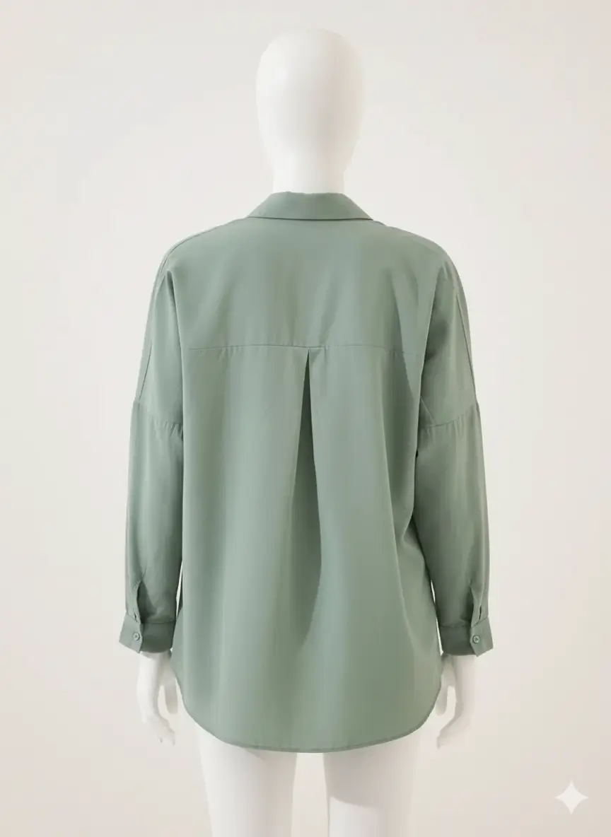 - شومیز زنانه هپینس | Happiness İstanbul Long Sleeve Oversize Shirt - شومیز زنانه هپینس