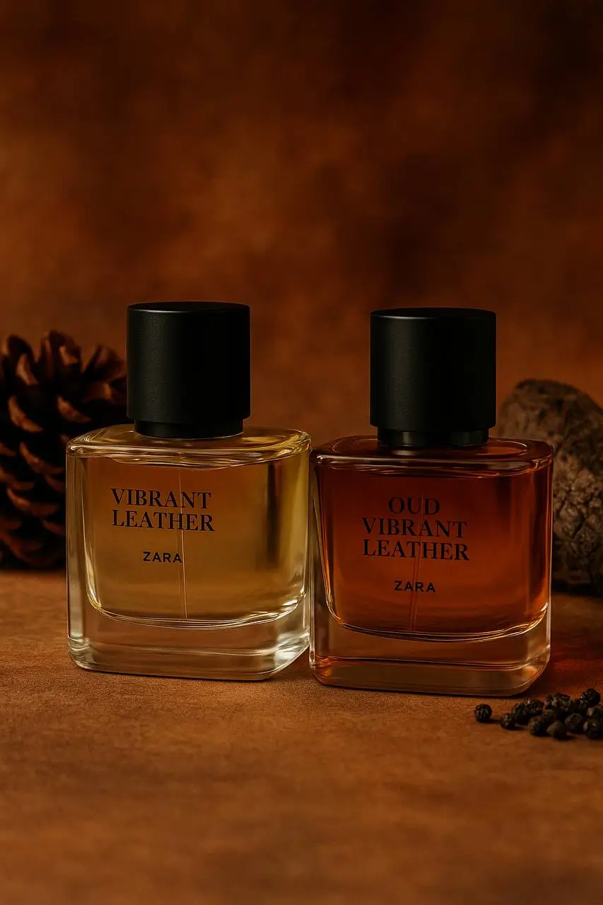 - ست عطر مردانه زارا وایبرنت لدر و اود وایبرنت لدر | Zara Vibrant Leather &Amp; Oud Vibrant Leather - عطر مردانه زارا وایبرنت لدر و اود وایبرنت لدر