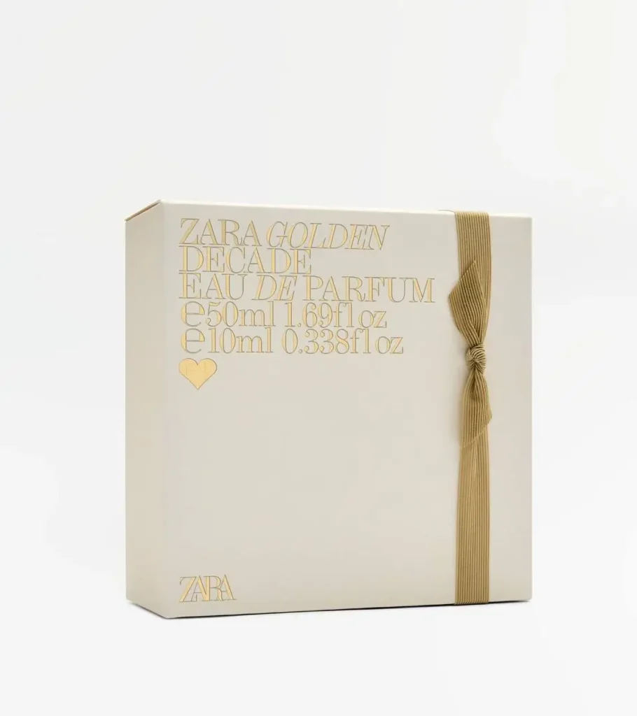 عطر زنانه زارا گلدن دیکید