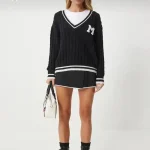 بافت زنانه مشکی هپینس