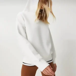 هودی زنانه سفید هپینس