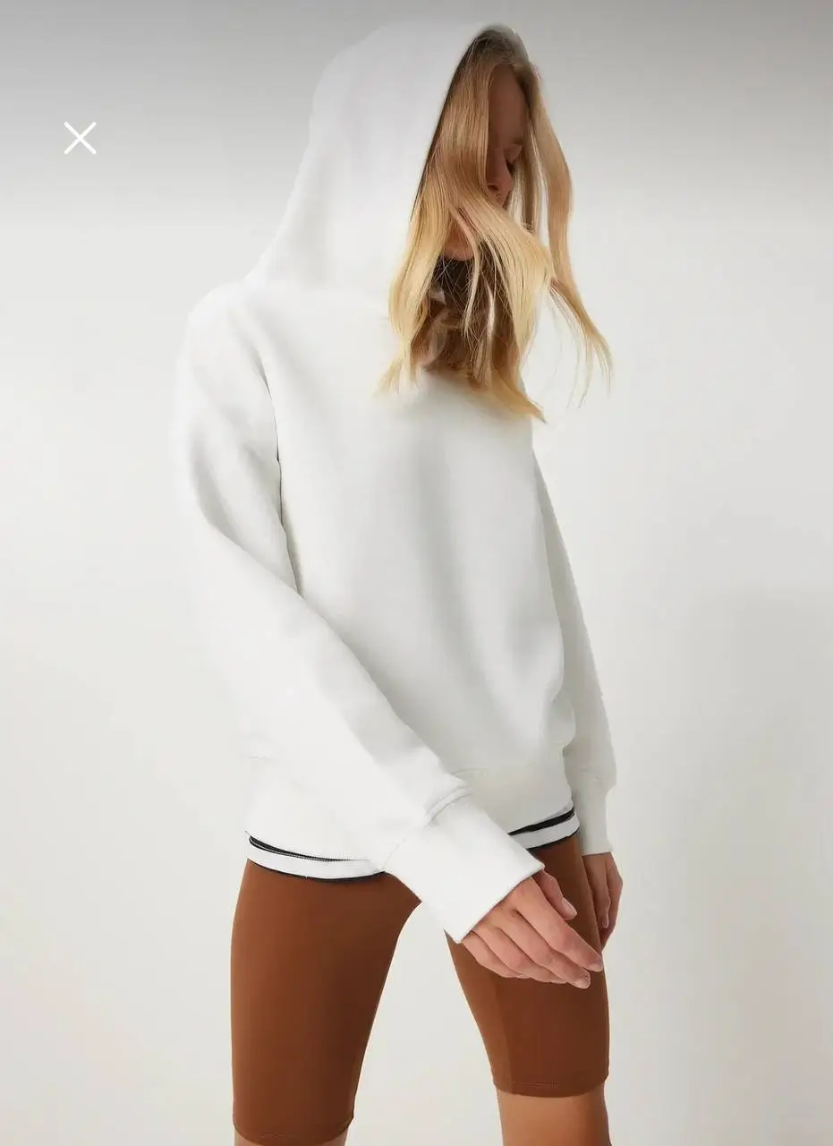 - هودی زنانه سفید هپینس | Happinness White Women’s Hoodie - هودی زنانه سفید هپینس