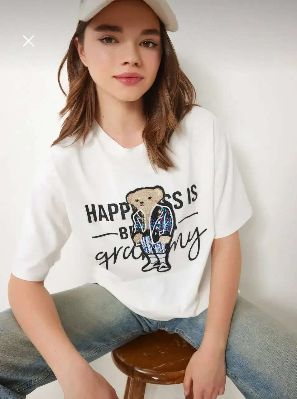 - تیشرت اور سایز زنانه هپینس | Happiness Women’s Oversize T-Shirt - تیشرت اور سایز زنانه هپینس