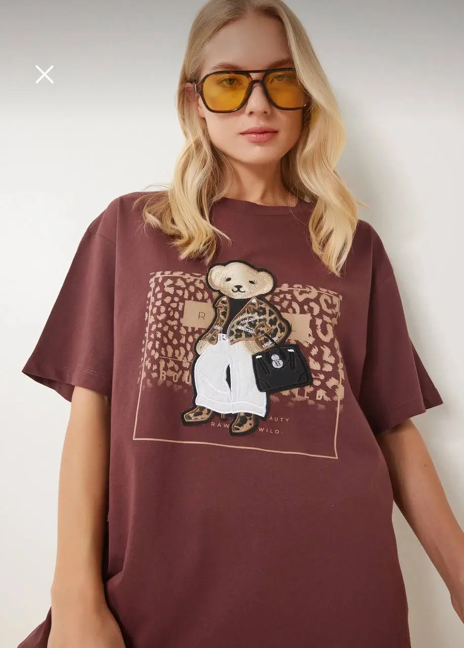 - تیشرت اور سایز زنانه هپینس | Happiness Women’s Oversize T-Shirt - تیشرت اور سایز زنانه هپینس