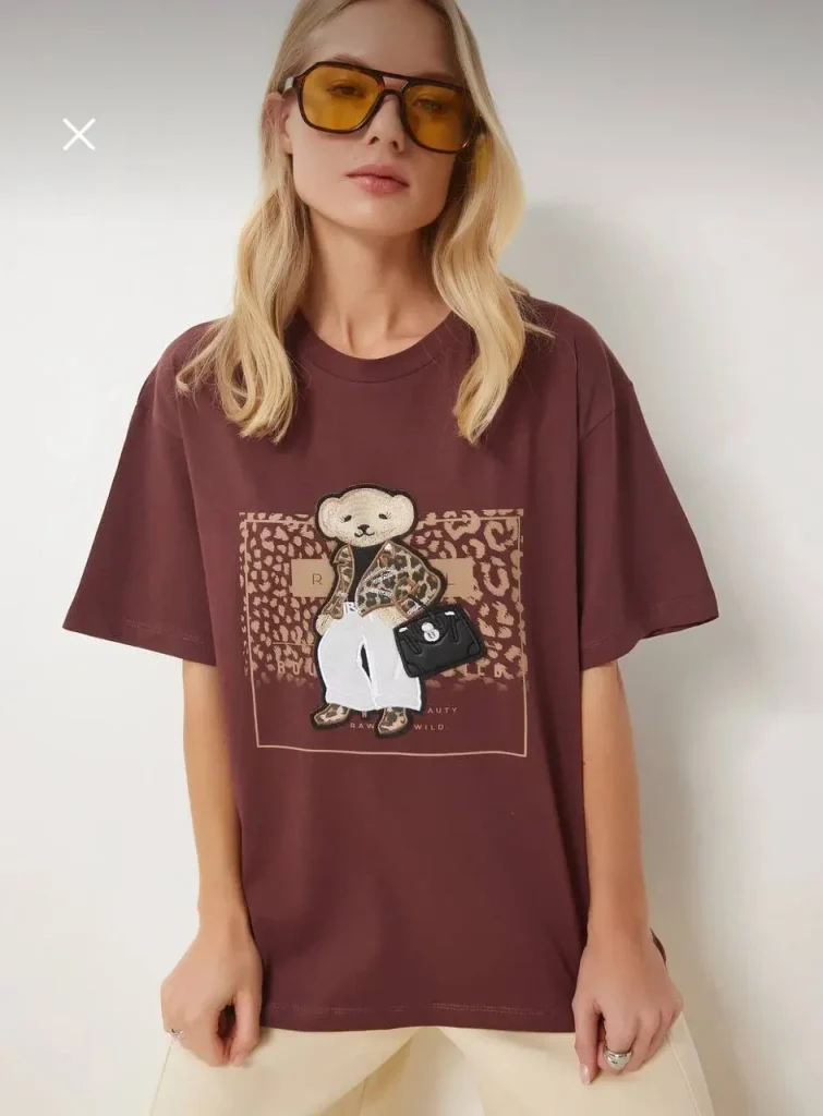 تیشرت اور سایز زنانه هپینس