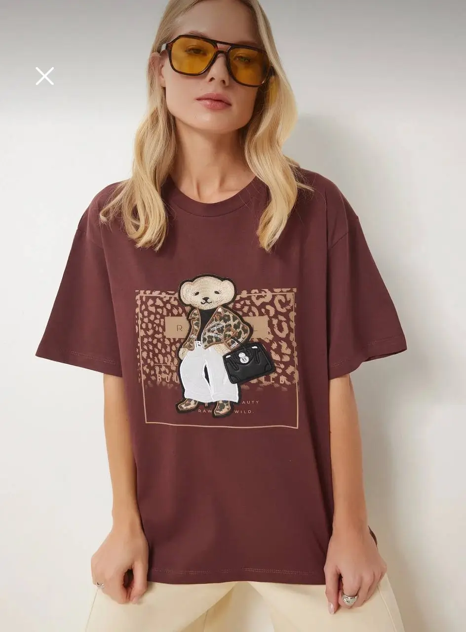 - تیشرت اور سایز زنانه هپینس | Happiness Women’s Oversize T-Shirt - تیشرت اور سایز زنانه هپینس