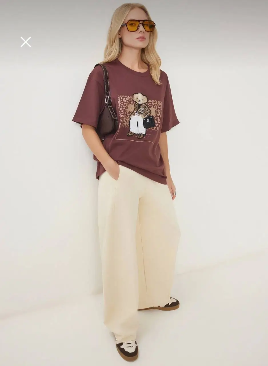 - تیشرت اور سایز زنانه هپینس | Happiness Women’s Oversize T-Shirt - تیشرت اور سایز زنانه هپینس