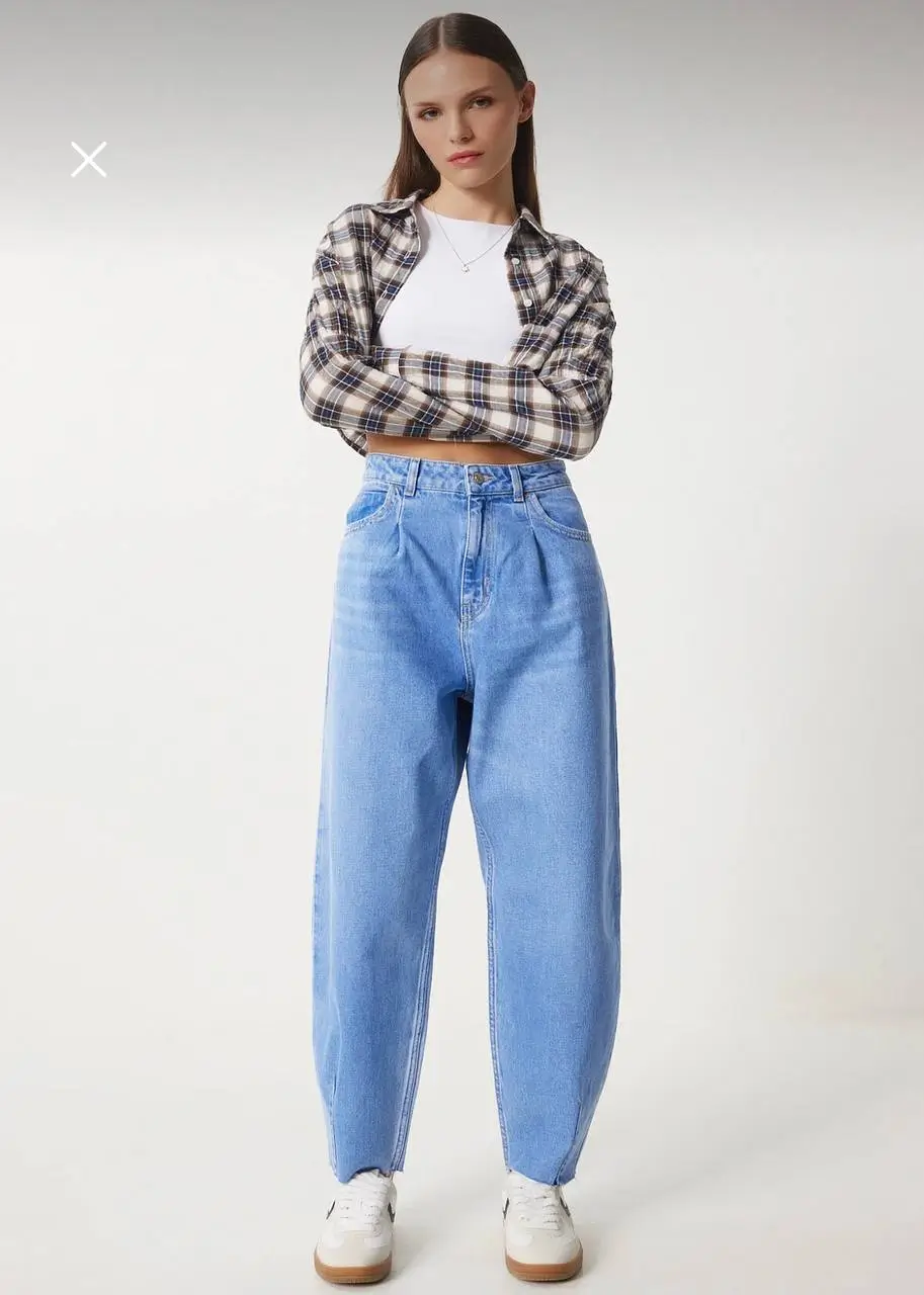 - شلوار جین بگ زنانه هپینس | Happiness Women’s Baggy Jeans - شلوار جین بگ زنانه هپینس