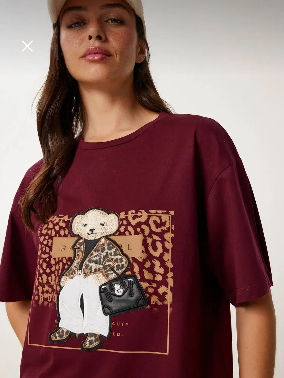 - تیشرت اور سایز زنانه هپینس | Happiness Women’s Oversize T-Shirt - تیشرت اور سایز زنانه هپینس