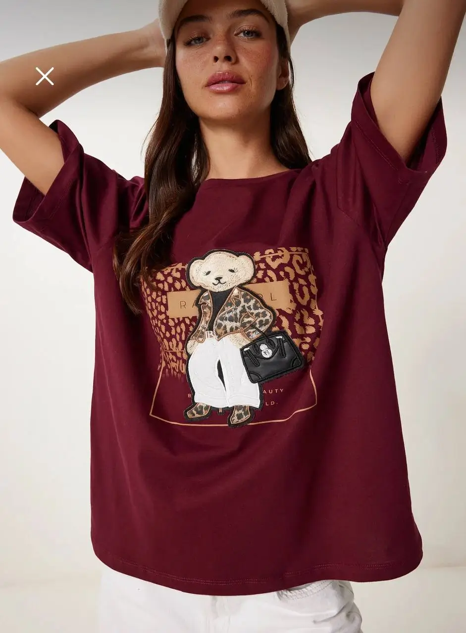 - تیشرت اور سایز زنانه هپینس | Happiness Women’s Oversize T-Shirt - تیشرت اور سایز زنانه هپینس