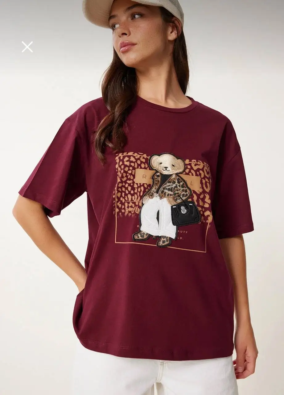 - تیشرت اور سایز زنانه هپینس | Happiness Women’s Oversize T-Shirt - تیشرت اور سایز زنانه هپینس