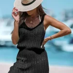 سارافون زنانه بافت انگلیسی