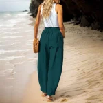 شلوار لنین سبز زنانه