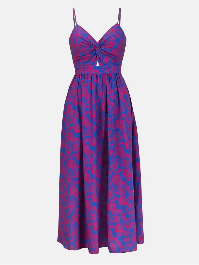 ساحلی طرح‌دار آبی بنفش