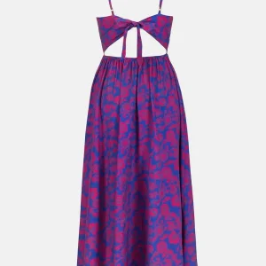 ساحلی طرح‌دار آبی بنفش