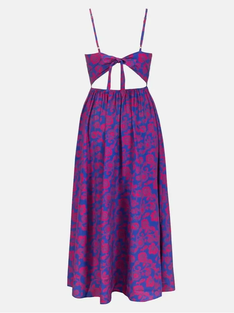 ساحلی طرح‌دار آبی بنفش