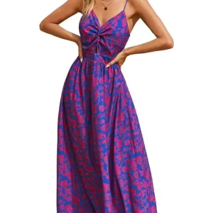 ساحلی طرح‌دار آبی بنفش