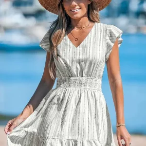 پیراهن کوتاه زنانه کاپشی انگلیس