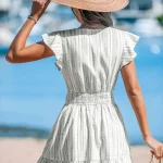 پیراهن کوتاه زنانه کاپشی انگلیس