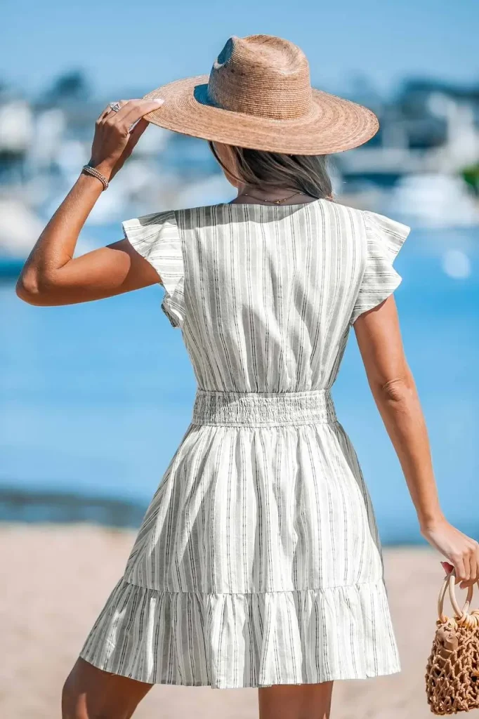 پیراهن کوتاه زنانه کاپشی انگلیس