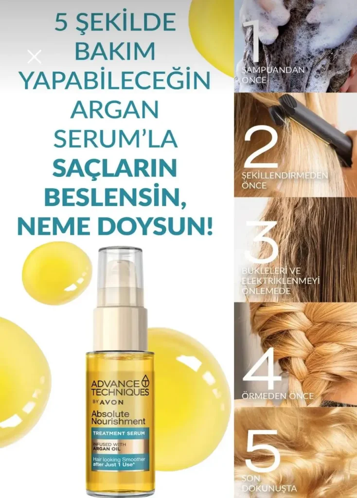 سرم مو روغن ارگان آوون