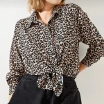 شومیز پلنگی زنانه برند بیانکو لوسی