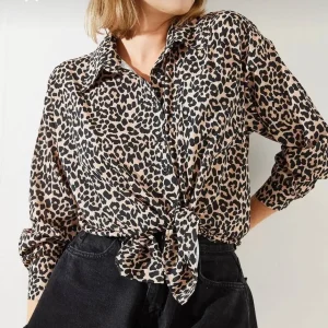 شومیز پلنگی زنانه برند بیانکو لوسی