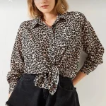 شومیز پلنگی زنانه برند بیانکو لوسی