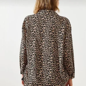 شومیز پلنگی زنانه برند بیانکو لوسی