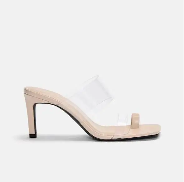 صندل زنانه شیشهای برند پول ان