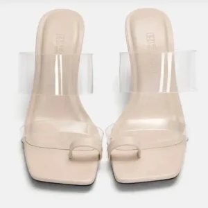 صندل زنانه شیشهای برند پول ان