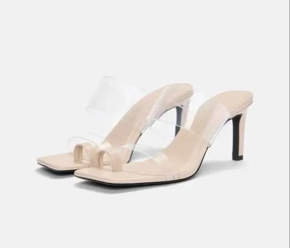 صندل زنانه شیشهای برند پول ان