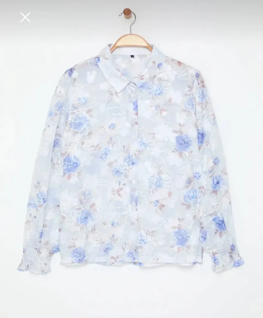 شومیز گلدوزی شده ترک میلا