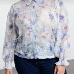 شومیز گلدوزی شده ترک میلا