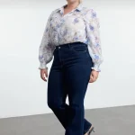 شومیز گلدوزی شده ترک میلا