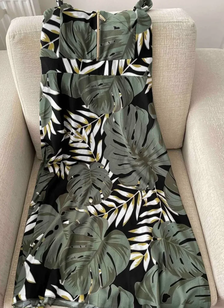 لباس زنانه ترک میلا گل سبز