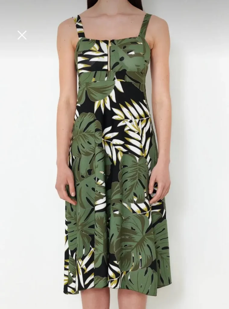 لباس زنانه ترک میلا گل سبز