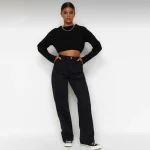 شلوار جین مشکی زنانه میلا