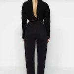 شلوار جین مشکی زنانه میلا