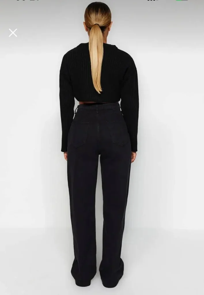 شلوار جین مشکی زنانه میلا