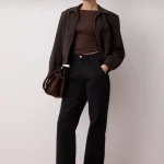 شلوار جین مشکی زنانه میلا