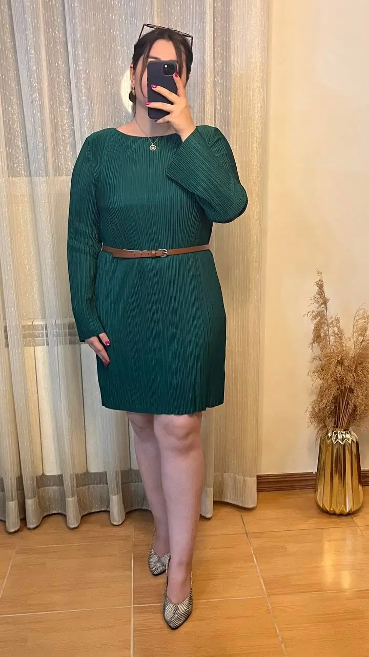 - لباس مجلسی میلا | Milla Pleated Chiffon Mini Dress - لباس مجلسی میلا