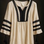 شومیز کرم زنانه ترک