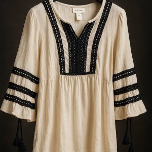 شومیز کرم زنانه ترک