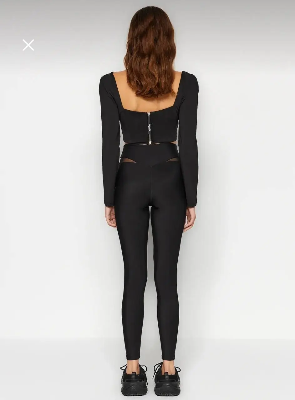 - لگ برند ساگازا | Sagaza Black Recovery Sports Leggings - لگ برند ساگازا